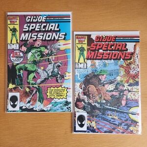 G.I. Joe Special Missions #1 & #2, 1980s comic books (Lot of 2)